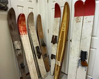 Antique Wooden Skis