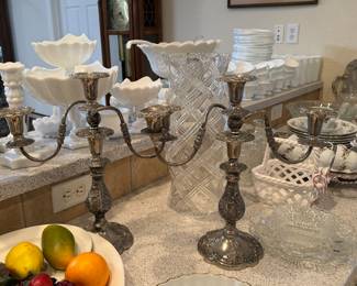 Silver Candlelabra