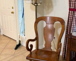 Rocking Chair, Stiffel Brass Lamp