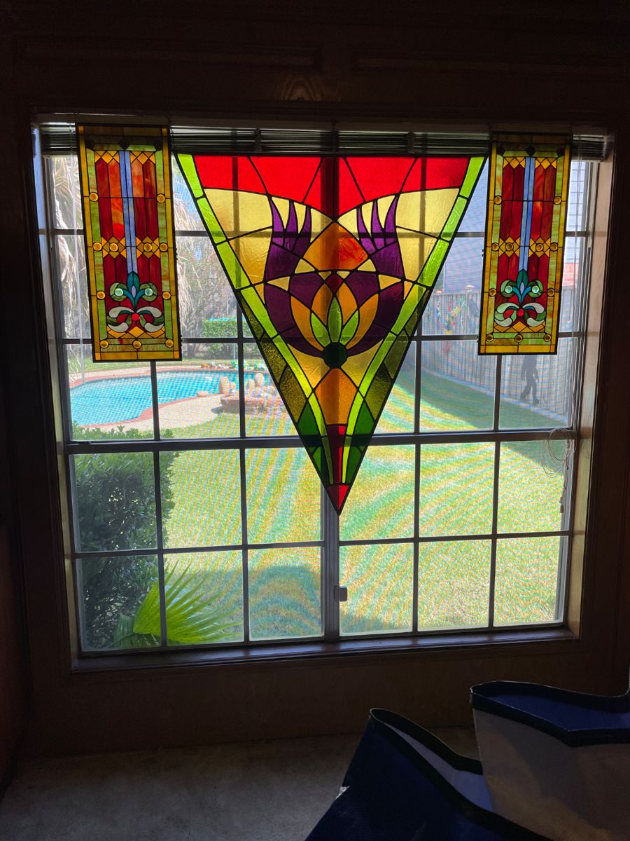 Stained glass in every window!