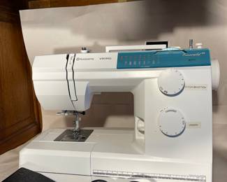 Husqvarna sewing machine with case