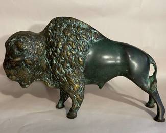 Bronze bison