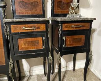 Marble top side table/commodes