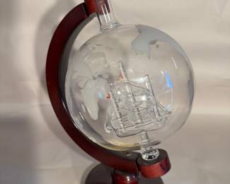 Ship in bottle decanter