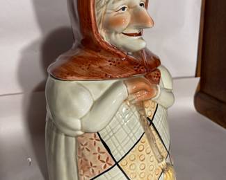 Kitchen witch cookie jar