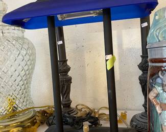 Vintage Tensor blue lamp