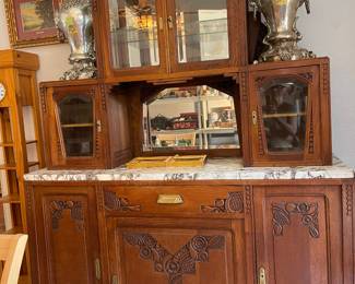 Gorgeous French antique Art deco sideboard