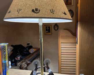 Western horseshoe lamp