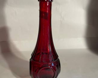 Red vase