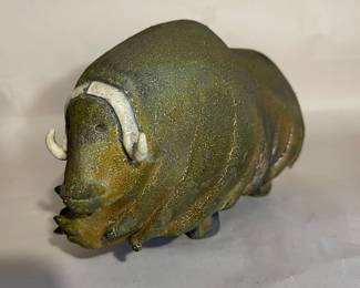 Pottery bison