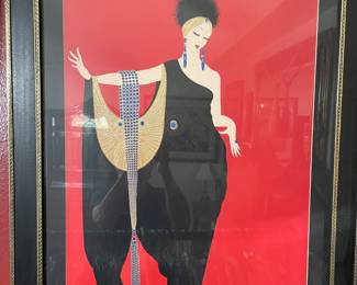 Erte serigraph “Glamour”