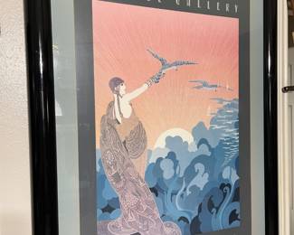 Erte. Circle Gallery. “Wings of Victory” serigraph