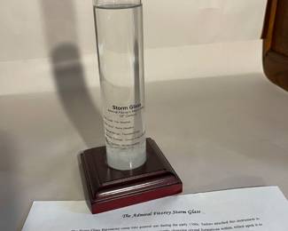 Admiral Fitzroy storm glass