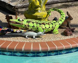 Metal alligator and more