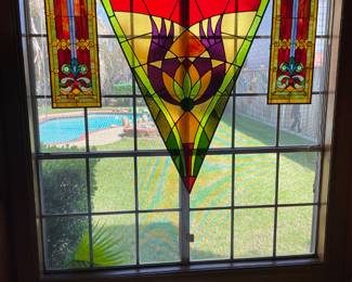 Stained glass in every window!