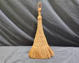 Hand Made Hearth Straw Whisk Broom