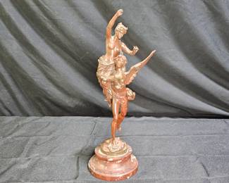 La Gloire Couronnant le Genie by Debut Statuette