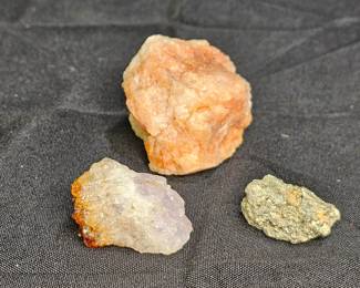 Pyrite, Ametrine, & Tangarine Quartz Raw Stones