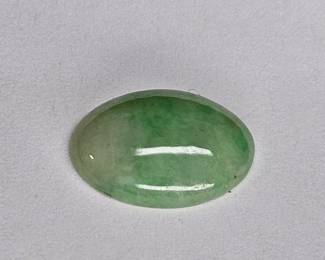 Oval Jadeite Cabochon Loose Gemstone