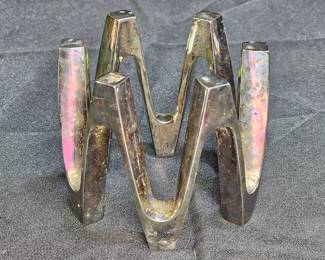 Vtg MCM Dansk Design IHQ Crown Candle Holder