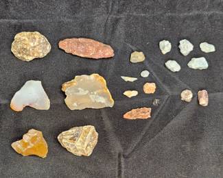 Calcite, Celestine, Red Aventurine, Quarts & More