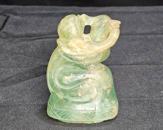 Hand Carved Green Quartz Replacement Insert