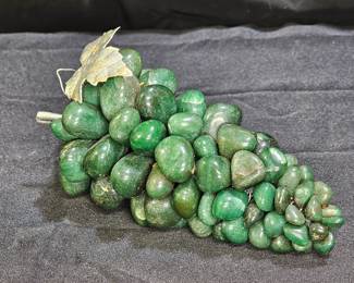 Vintage 1960's Aventurine Stone Grape Cluster