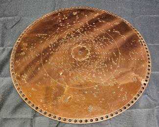 ATQ Porter Music Box Company Copper Master Disk