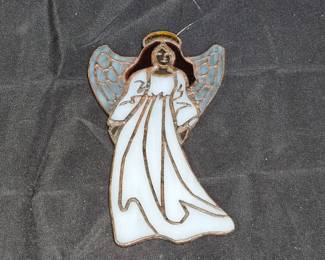 Stained Glass Angel Wall Hanging Ornament