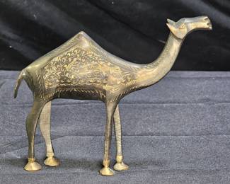 Vintage Brass Camel Figurine