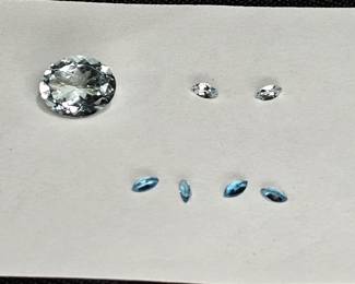 Loose Cut Aquamarine Gemstones