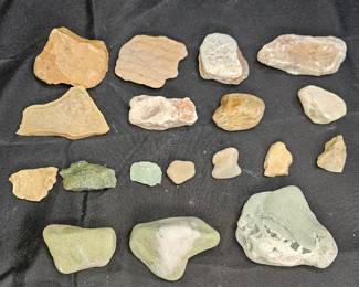 Calcite, Chert, & Quartzite Stones