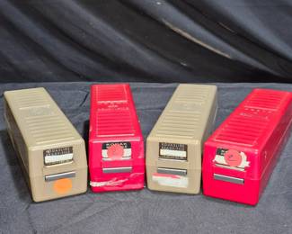 4 Vintage Kodak Ready File Kodaslide File Boxes
