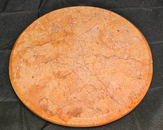 Red Marble Lazy Susan