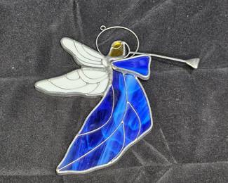 Stained Glass Angel Wall Hanging Ornament
