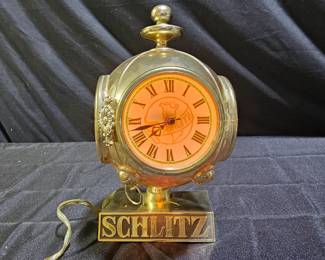 Vintage 1970's Schlitz Beer Clock