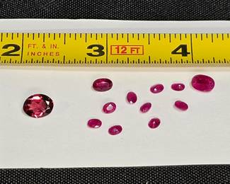 Loose Rubies Gemstones Various Cuts & Sizes