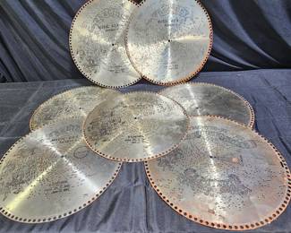 7 Regina Music Box Co. Metal Disks