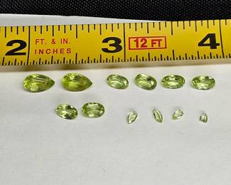 Loose Peridot Gemstones, Various Cuts & Sizes
