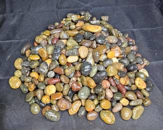 5 LBS Tumbled Granite, Basalt, & Quartzite Stones