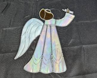 Large Stained Glass Angel Wall Hanging Ornament