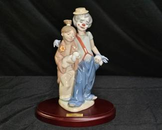 Lladro "Pals Forever" Porcelain Figure with Base