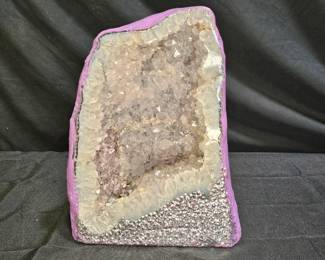 Large Natural Amethyst Crystal Geode