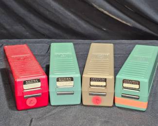 4 Vintage Kodak Ready File Kodaslide File Boxes