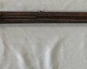 Side Ignition Percussion Rifle Shotgun Combo, Possibly 36 20GA Maker unknown