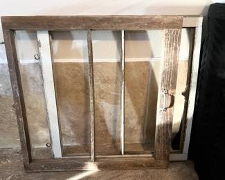 Vintage, barn windows for decor!