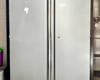 $240 - Performax garage storage cabinet, 48L x 18W x 72H. Key included.