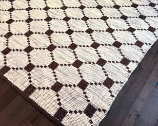 $1200 - Ben Soleimani for Restoration Hardware flat weave rug - 11x14