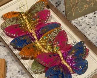 $8 - Butterfly garland.
