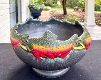 $280 - John Hebron trout pottery